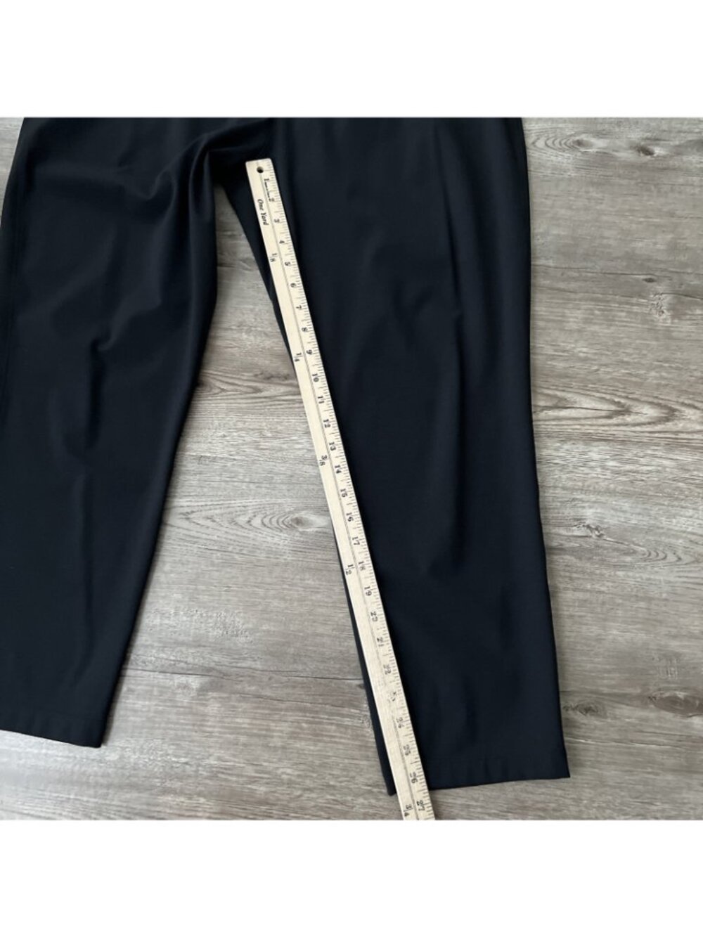 Lululemon On the Fly 7/8 Pant Womens 12 Black Hi Rise Straight Leg - Picture 3 of 15